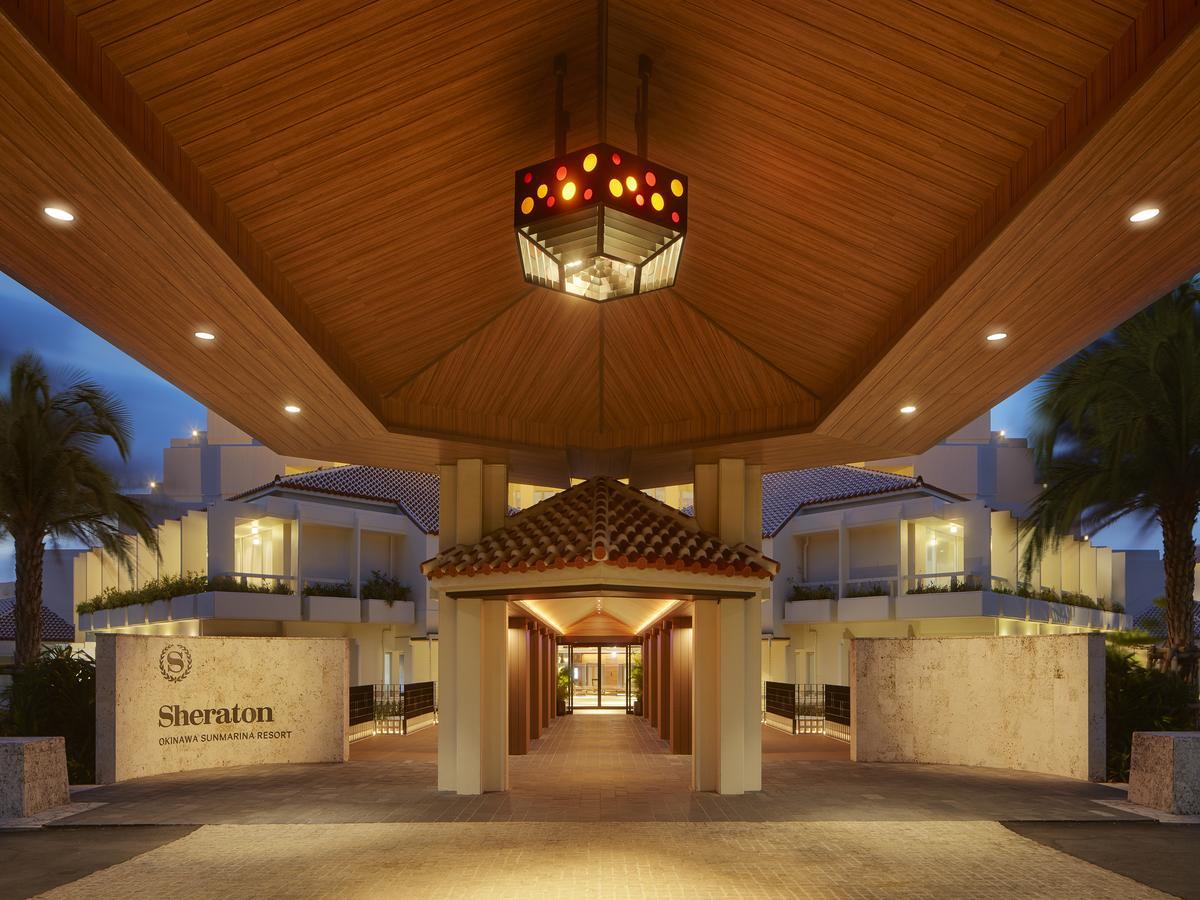 Sheraton Okinawa Sunmarina Resort Onna Bagian luar foto