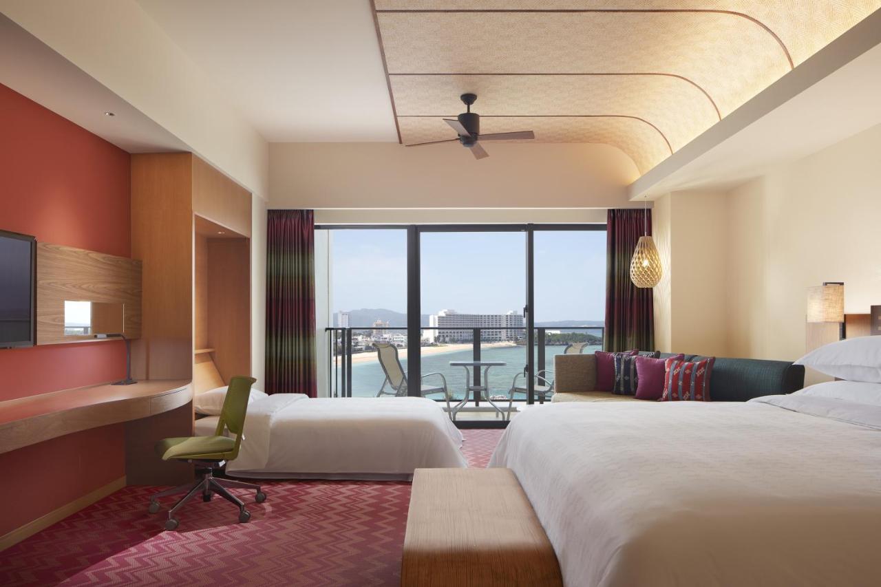 Sheraton Okinawa Sunmarina Resort Onna Bagian luar foto